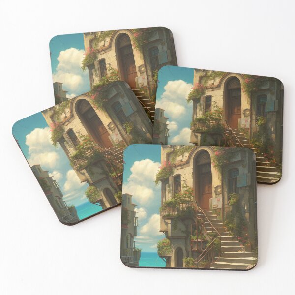 Item preview, The Stairs of Sunlit Serenity designed and sold by oanaunciuleanu.