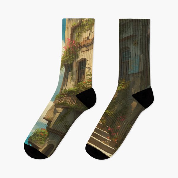 Item preview, The Stairs of Sunlit Serenity designed and sold by oanaunciuleanu.