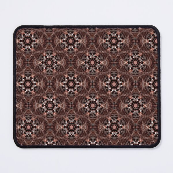 Item preview, Decorative Boho Floral Mandala Pattern in Reddish Brown designed and sold by Artistestella.