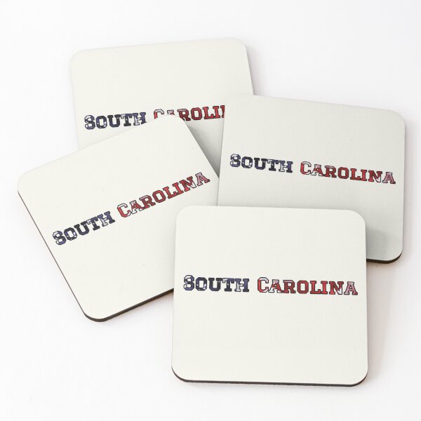 Item preview, South Carolina USA Flag Typography – Patriotic Stars and Stripes American Pride Design designed and sold by Long Family Gifts.