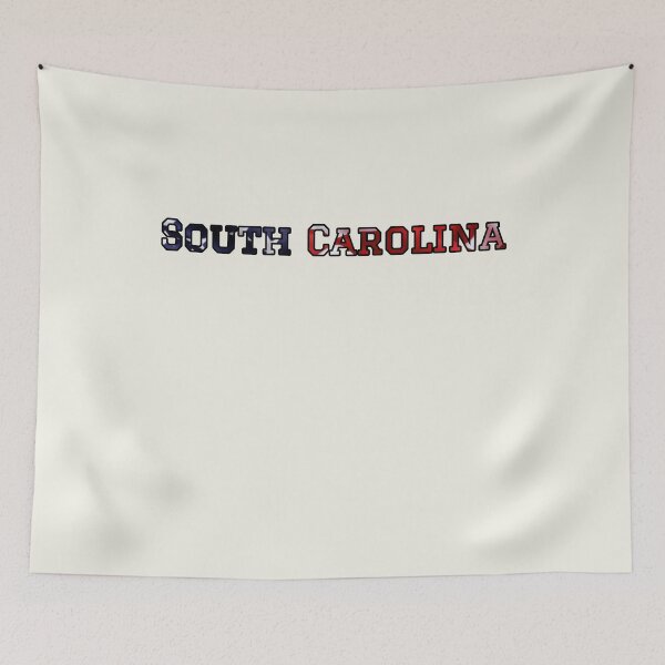 Item preview, South Carolina USA Flag Typography – Patriotic Stars and Stripes American Pride Design designed and sold by Long Family Gifts.