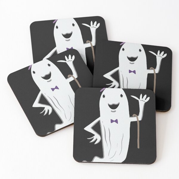 Item preview, Halloween Ghost spooky hand drawn cartoon art illustration designed and sold by Vintage Designs +.