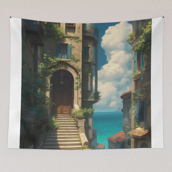 Item preview, The Stairs of Sunlit Serenity designed and sold by oanaunciuleanu.