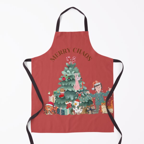 Item preview, Merry Chaos Christmas Print | Funny Holiday Art | Festive Quote Design | Christmas Humor Gift designed and sold by YourPrintVerse.