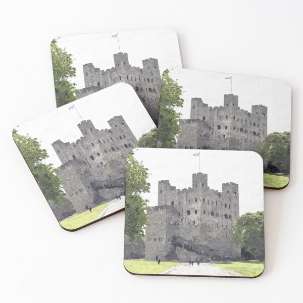 Item preview, Rochester Castle, Kent, England designed and sold by Trevor Harvey Art.