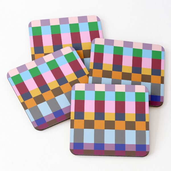 Item preview, Multi Colour Grid Check designed and sold by OneThreeSix.