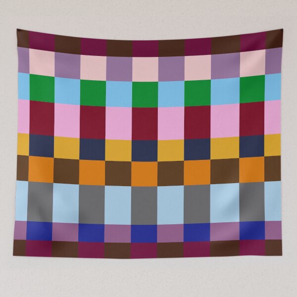 Item preview, Multi Colour Grid Check designed and sold by OneThreeSix.