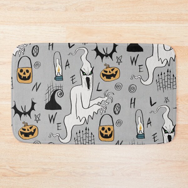 Item preview, Halloween Ghost spooky hand drawn cartoon art illustration designed and sold by Vintage Designs +.