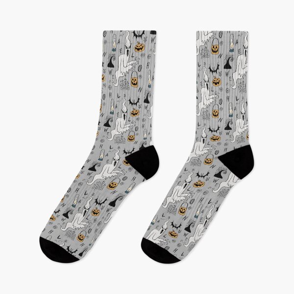 Item preview, Halloween Ghost spooky hand drawn cartoon art illustration designed and sold by Vintage Designs +.
