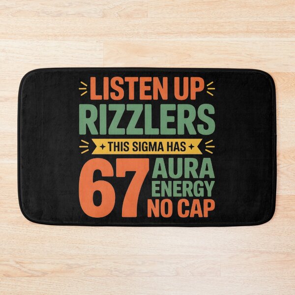 Item preview, Listen Up Rizzlers This Sigma Has 67 Aura Energy Six Seven designed and sold by BLZART.