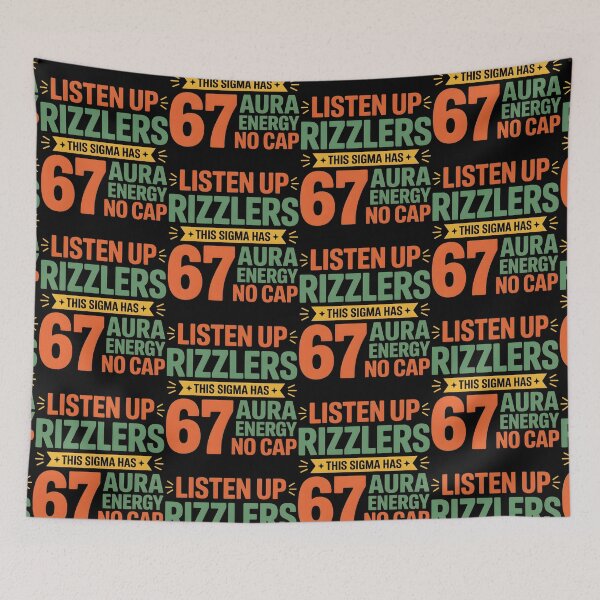 Item preview, Listen Up Rizzlers This Sigma Has 67 Aura Energy Six Seven designed and sold by BLZART.