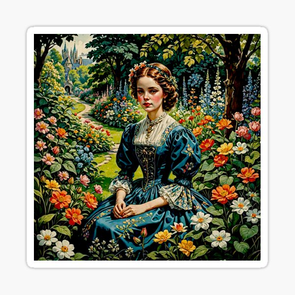 Item preview, Beautiful Victorian-era girl#2 designed and sold by Helios Be. Lavsh.