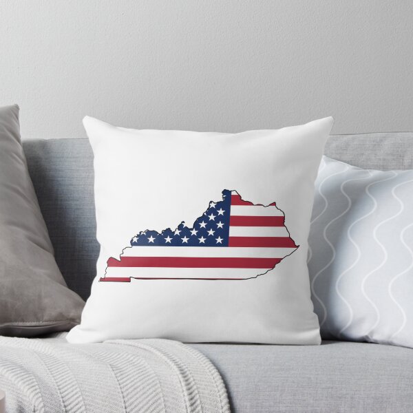 Item preview, Kentucky USA Flag Silhouette – Stars and Stripes State Outline designed and sold by Paper Drip.