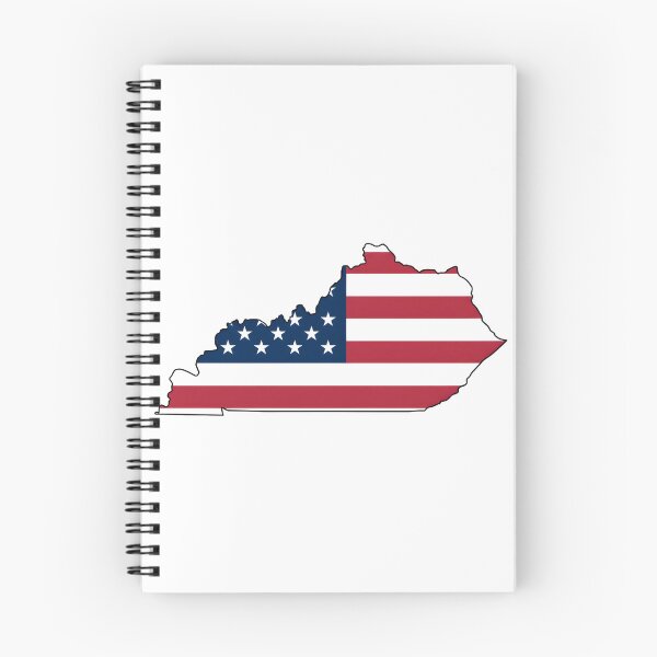 Item preview, Kentucky USA Flag Silhouette – Stars and Stripes State Outline designed and sold by Paper Drip.
