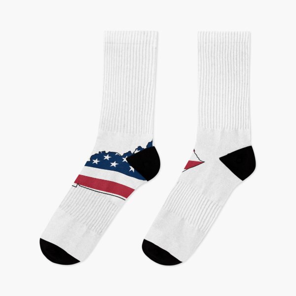 Item preview, Kentucky USA Flag Silhouette – Stars and Stripes State Outline designed and sold by Paper Drip.