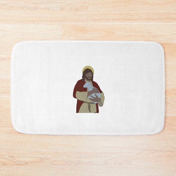 Item preview, Jesus and the lamb designed and sold by Alyssabutcherart.