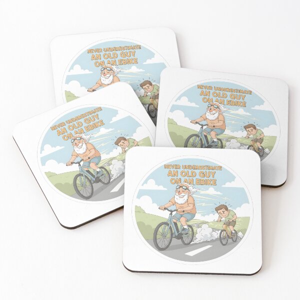 Item preview, Never Underestimate An Old Guy On An Ebike designed and sold by Perloth.