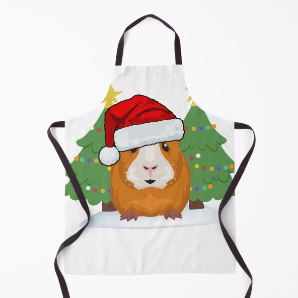 Item preview, Have a Wheeky Christmas! – Cute Guinea Pig in Santa Hat Holiday Design designed and sold by Pokah79.