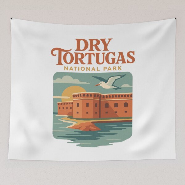 Item preview, Dry Tortugas National Park Retro Design designed and sold by Vendeloc.