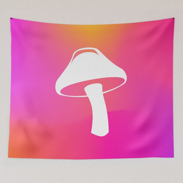 Item preview, Hongo blanco con fondo rosa designed and sold by Risa-C.