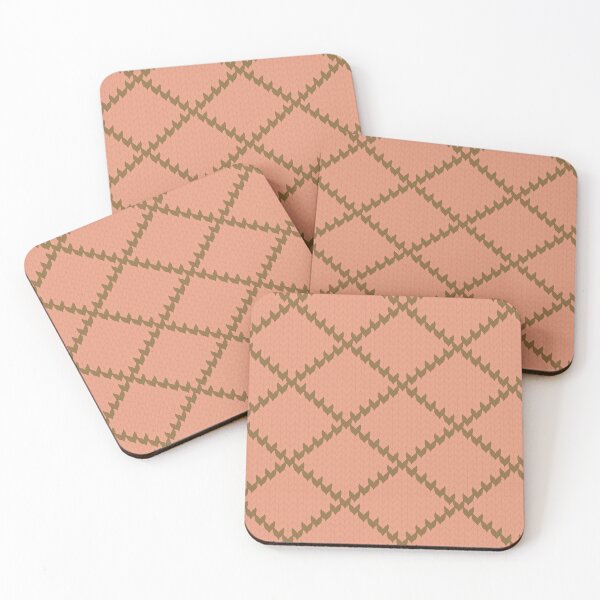 Item preview, Sweater Weather - Pink and Gold Lattice  designed and sold by Shanna Lenè Hattaway.