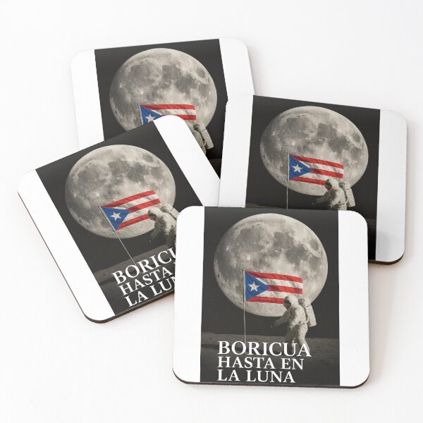 Item preview, Boricua Pride on the Moon’s Surface v1 designed and sold by Por.Ahi.PR.