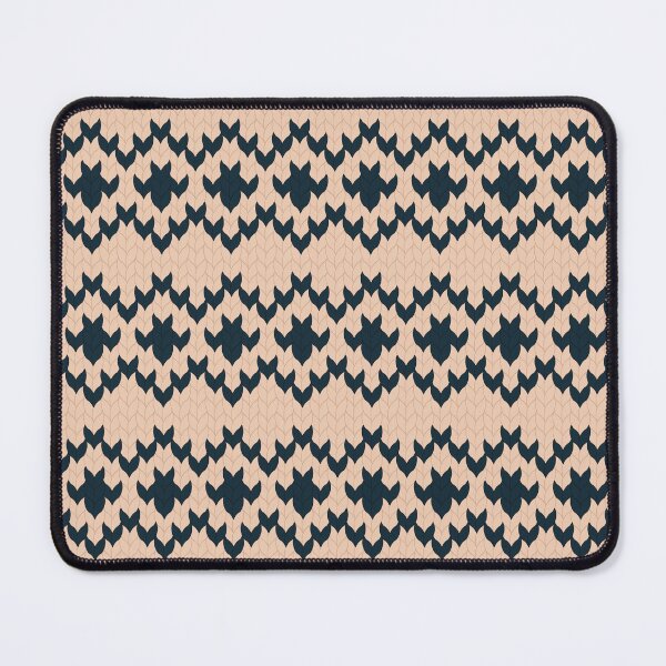 Item preview, Sweater Weather - Diamond Fair Isle in Navy and Ecru designed and sold by Shanna Lenè Hattaway.