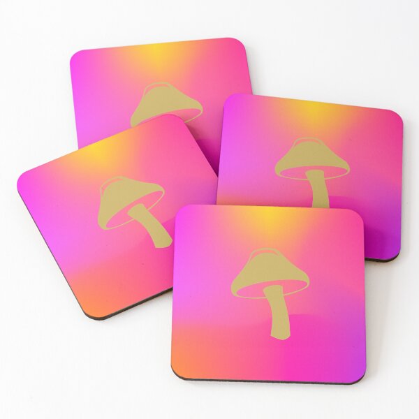 Item preview, Colored Mushroom with Pink Background designed and sold by Risa-C.