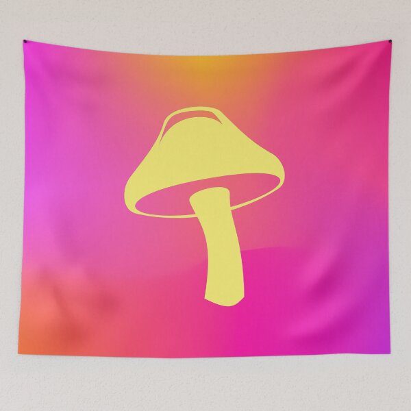 Item preview, Hongo de colores con fondo rosa designed and sold by Risa-C.