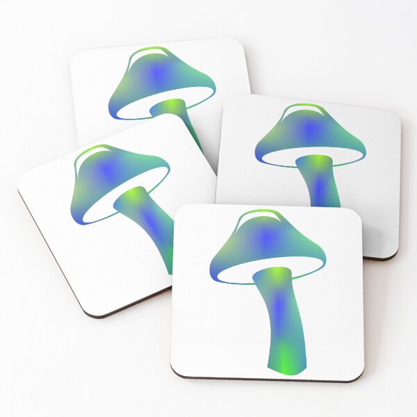 Item preview, Blue and Green Mushroom designed and sold by Risa-C.