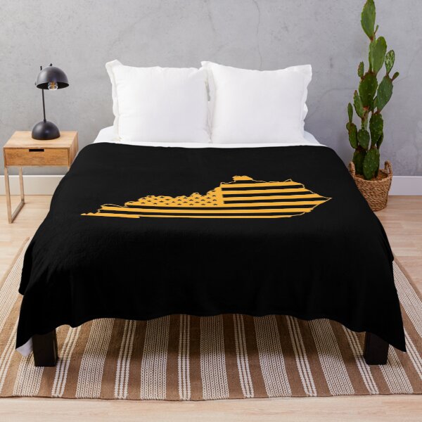 Item preview, kentucky USA Flag Silhouette – Stars and Stripes State Outline designed and sold by Paper Drip.
