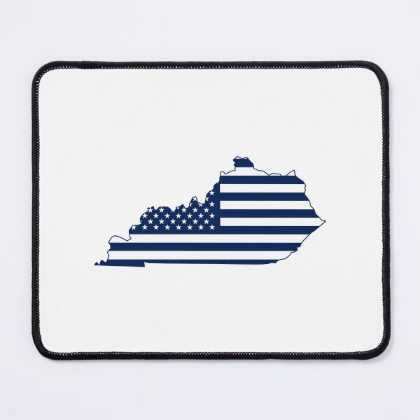 Item preview, kentucky USA Flag Silhouette – Stars and Stripes State Outline designed and sold by Paper Drip.