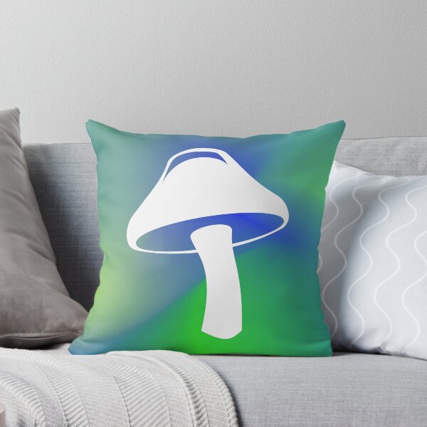 Item preview, Hongo blanco con fondo azul designed and sold by Risa-C.