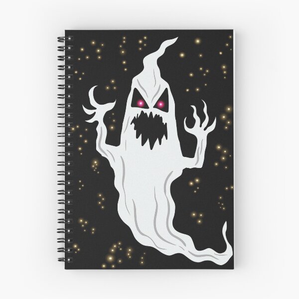 Item preview, Halloween Ghost spooky hand drawn cartoon art illustration designed and sold by Vintage Designs +.