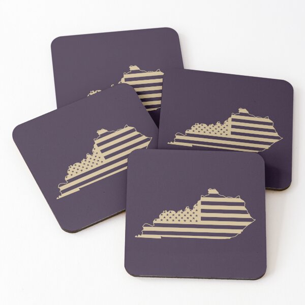 Item preview, kentucky USA Flag Silhouette – Stars and Stripes State Outline designed and sold by Paper Drip.