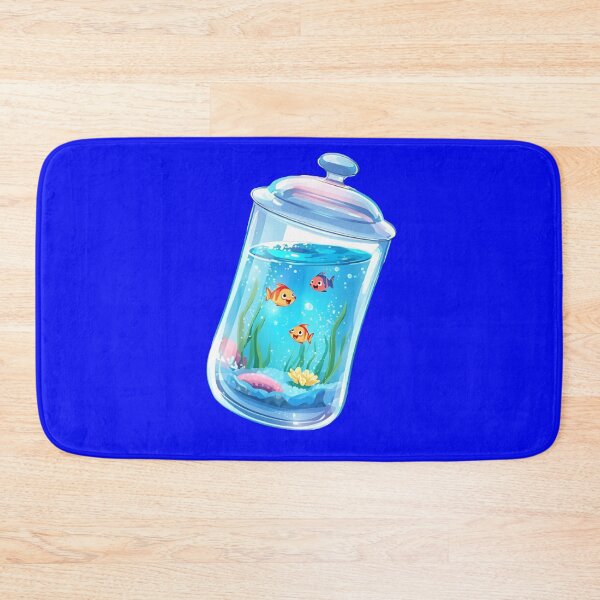 Item preview, Floating Cartoon Aquarium Cup – Cute Colorful Fish in Blue Water | Whimsical Ocean Art Design designed and sold by BoB-66.