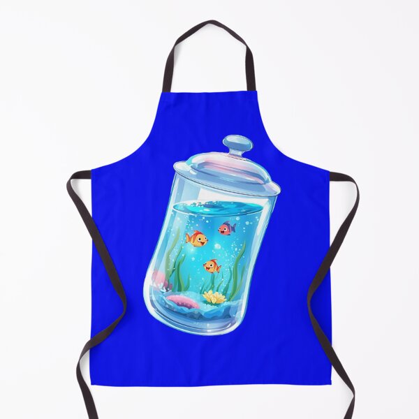 Item preview, Floating Cartoon Aquarium Cup – Cute Colorful Fish in Blue Water | Whimsical Ocean Art Design designed and sold by BoB-66.