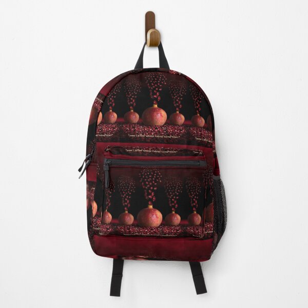 Item preview, Ruby Eruption - Pomegranates Surreal with Text designed and sold by Lycanth.