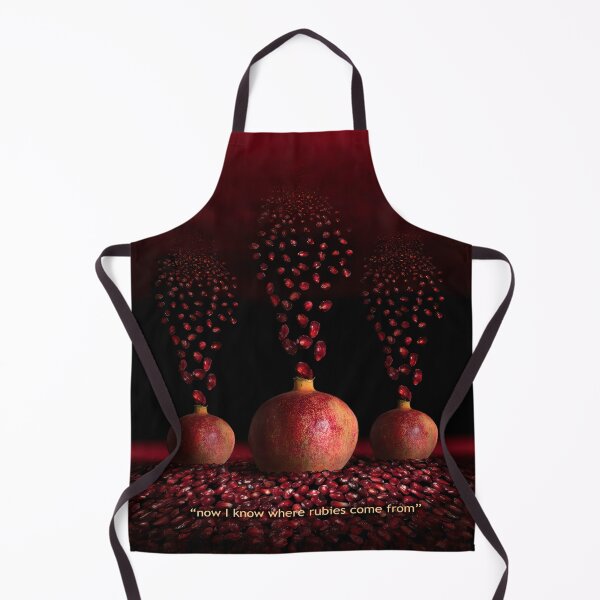 Item preview, Ruby Eruption - Pomegranates Surreal with Text designed and sold by Lycanth.