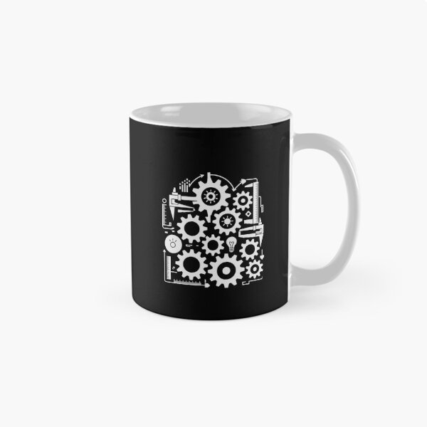 Item preview, Engineer Mind T-Shirts | Gears & Blueprints Design designed and sold by Reichcorp.