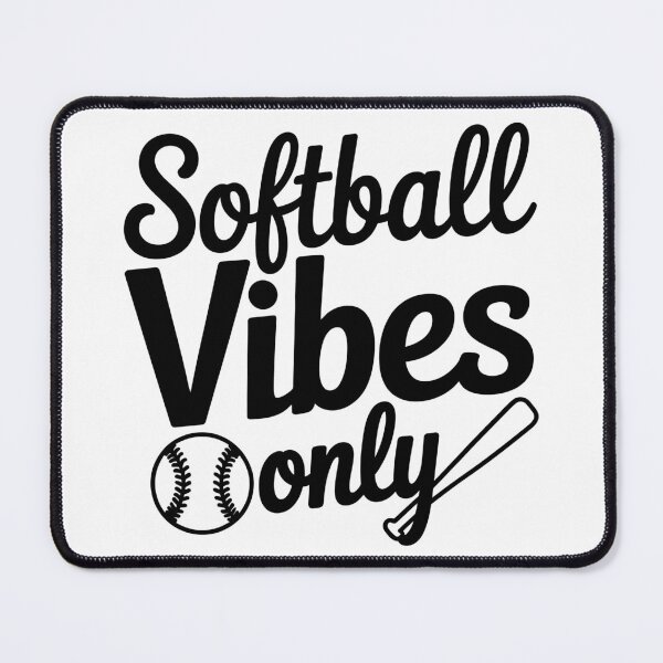 Item preview, Softball Vibes Only designed and sold by theartfulaspie.