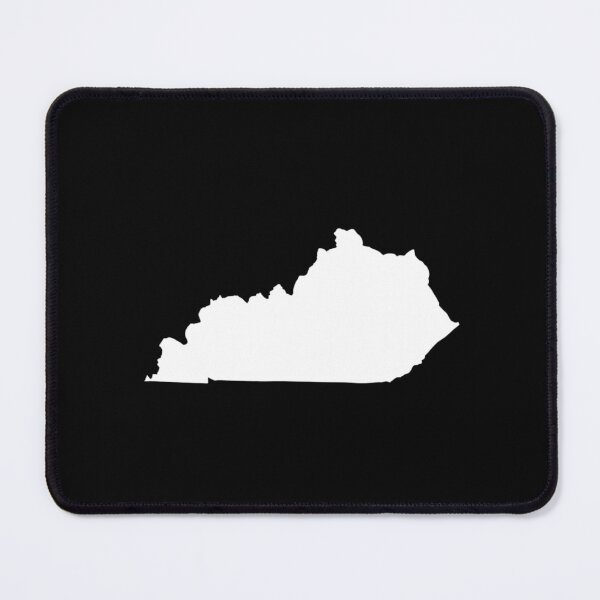 Item preview, kentucky Map Silhouette – Minimal White designed and sold by Paper Drip.