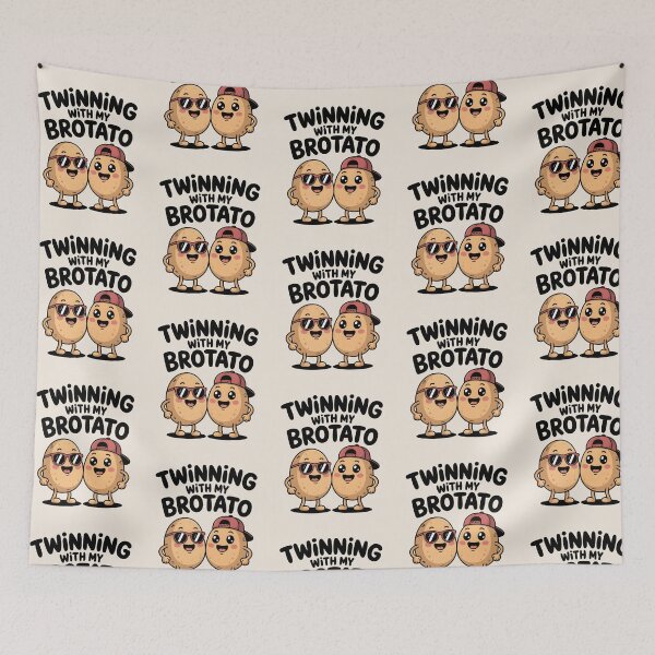 Item preview, Twinning with My Bro Potato designed and sold by AniArtPL.