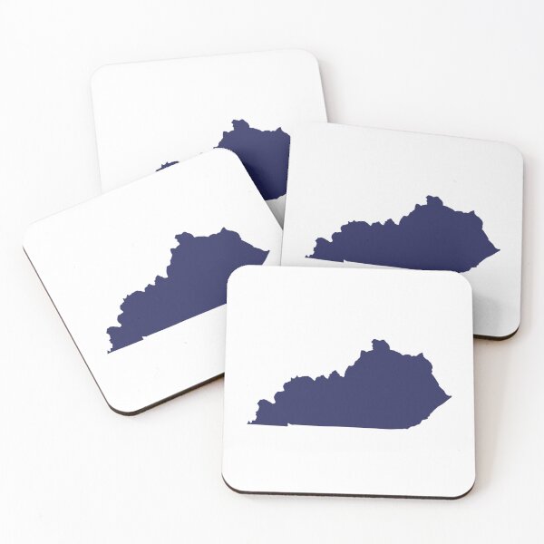 Item preview, kentucky Map Silhouette – Minimal Black and White designed and sold by Paper Drip.