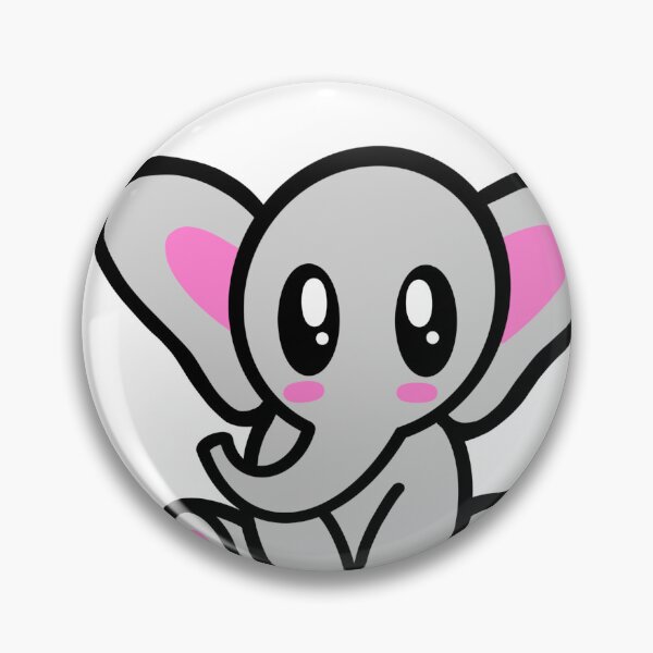 Item preview, Kawaii Elephant designed and sold by popgoodys.