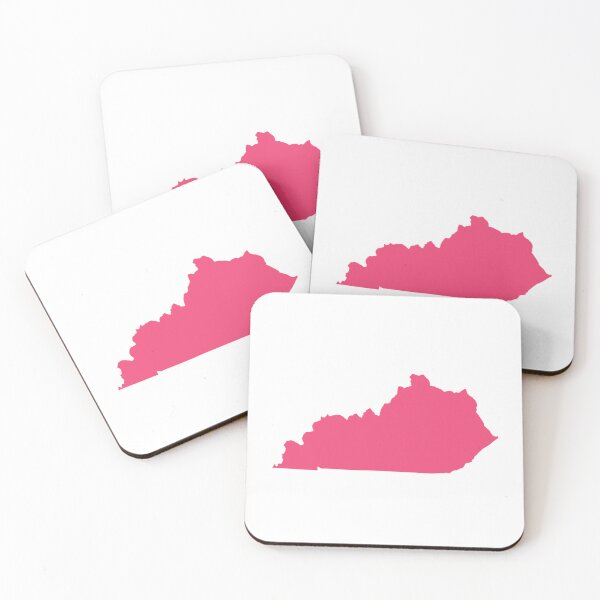 Item preview, kentucky Map Silhouette – Minimal Pink designed and sold by Paper Drip.