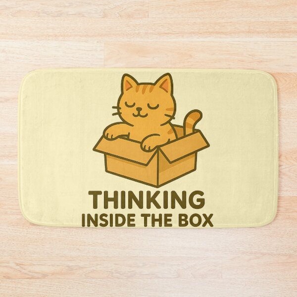 Item preview, Thinking Inside the Box designed and sold by ThePrintGoblin.
