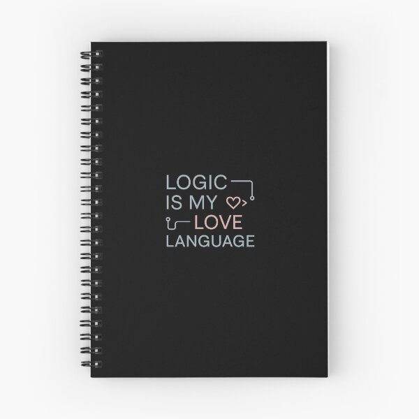 Item preview, Logic Is my love language; Nerd love  Geek romance  Analytical mind  Smart love  Puzzle aesthetic  Clever shirt  Love and logic designed and sold by Galskap.
