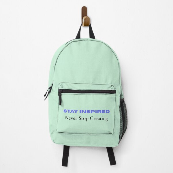 Item preview, Stay Inspired Never Stop Creating Text Prints Wall Art Stickers Magnets Stationary Gift Work School Create Art designed and sold by Saritas Boutique Shop.