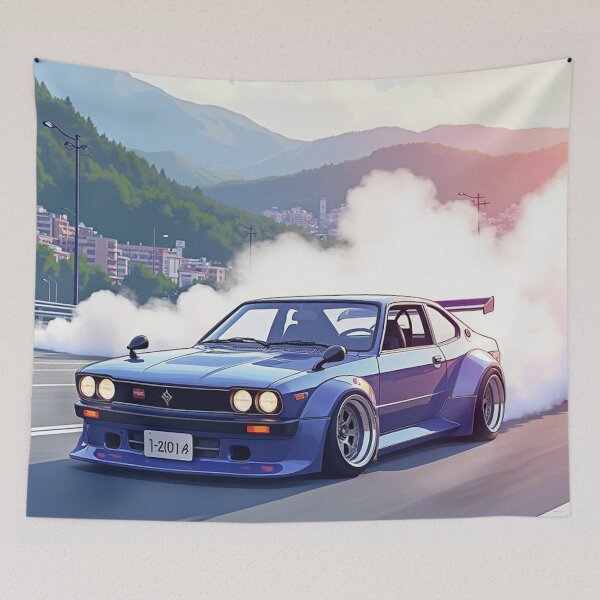 Item preview, JDM Burnout – Japanese Street Racing Poster designed and sold by Road To Track.